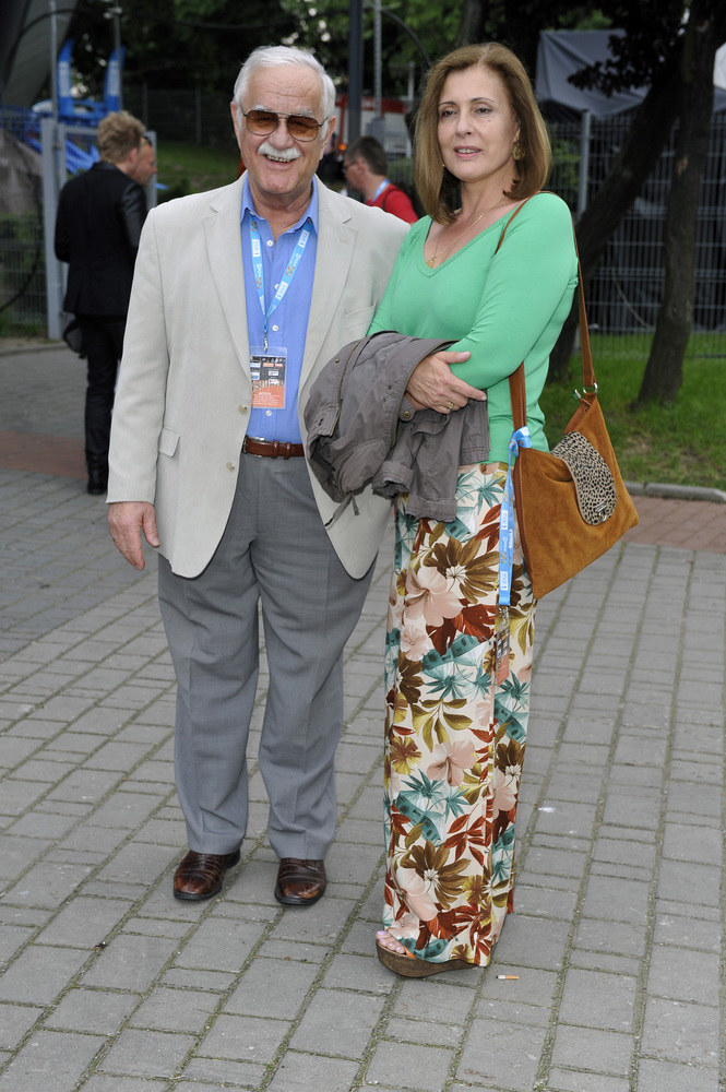 Jan Pietrzak z żoną Katarzyną /Michał Baranowski /AKPA