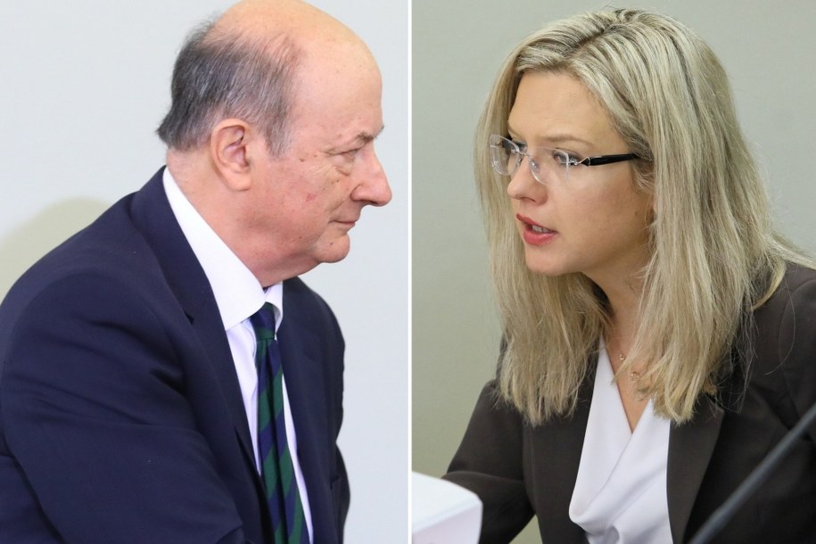 Jan Rostowski i Małgorzata Wassermann. /Rafał Guz/Leszek Szymański /PAP