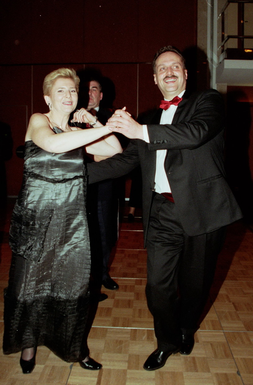 Jan Szul i Grażyna Bukowska '99 r. /Agencja FORUM