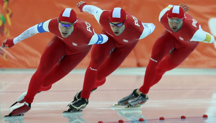 Jan Szymański, Zbigniew Bródka i Konrad Niedźwiedzki /Grzegorz Momot /PAP