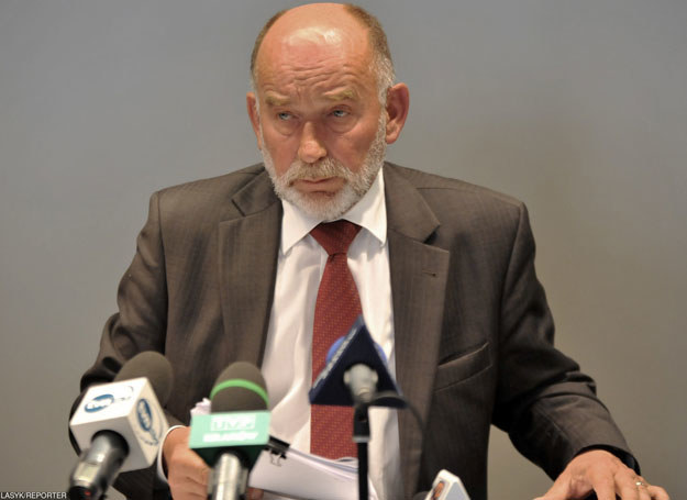 Jan Tajster podczas konferencji prasowej / 3.08.2015 /Marek Lasyk/REPORTER  /East News