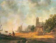 Jan van Goyen, Widok na Dordtse Kil przed Dordrechtem /Encyklopedia Internautica