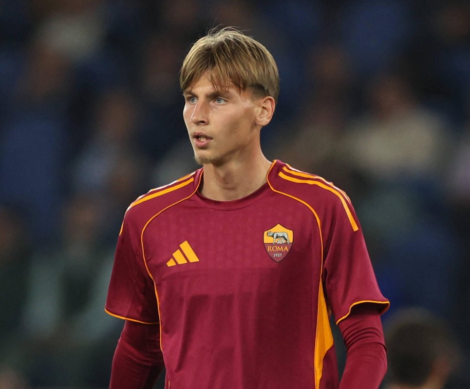 Jan Ziółkowski strzelił pierwszą bramkę w barwach włoskiej Romy /IPA Sport/ABACA/Abaca /PAP/Abaca