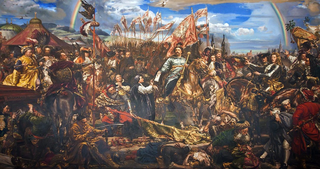 Jana Matejko: Jan III Sobieski wysyła wiadomość o zwycięstwie papieżowi Innocentemu XI /Domena publiczna /Wikimedia