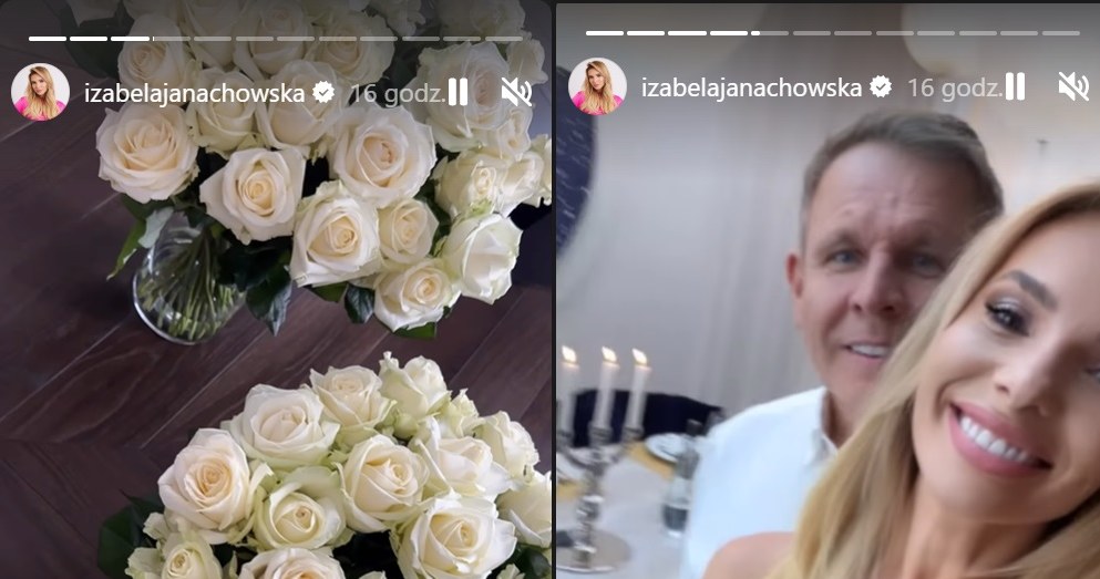 Janachowska i Jabłoński świętują rocznicę ślubu /https://www.instagram.com/izabelajanachowska/ /Instagram