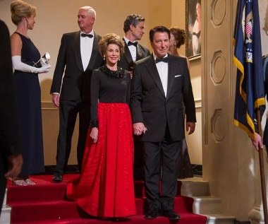 Jane Fonda i Alan Rickman w scenie z filmu "Kamerdyner"