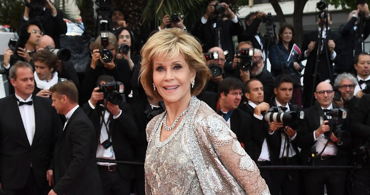 Jane Fonda na festiwalu w Cannes 2018 /AFP