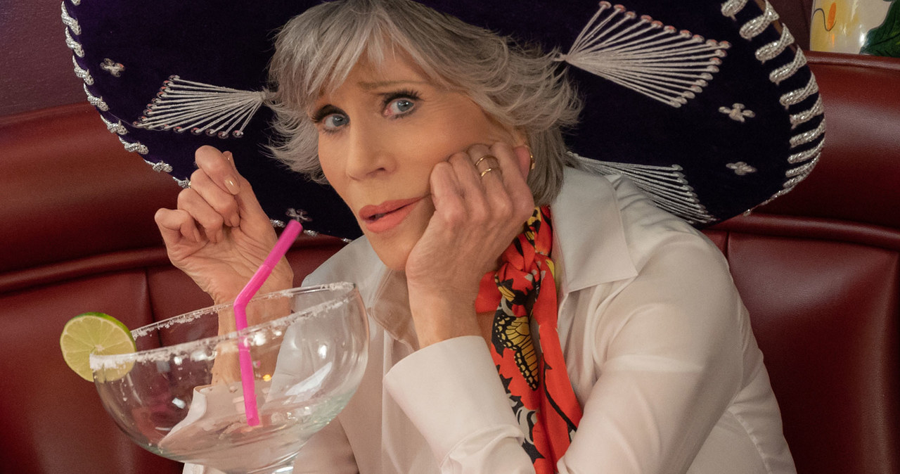 Jane Fonda na planie siódmego sezonu serialu "Grace i Frankie" /Suzanne Tenner/NETFLIX © 2022 /materiały prasowe