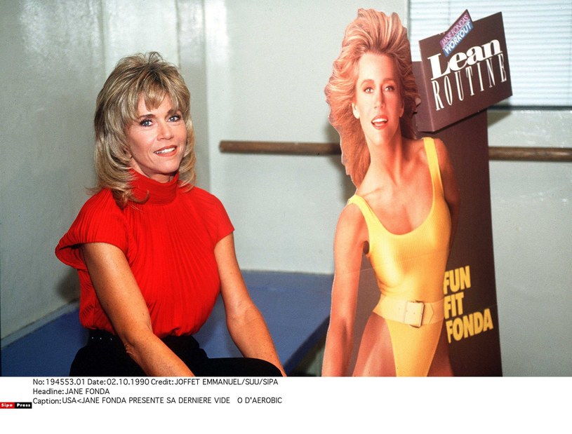 Jane Fonda - prekursorka aerobiku /Joffet Emmanuel  /East News