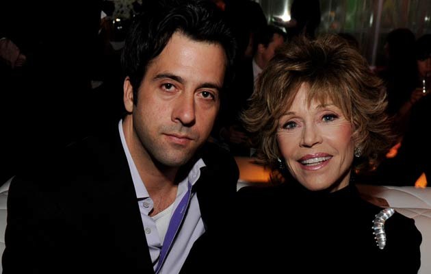 Jane Fonda z synem Troyem, fot. Kevin Winter &nbsp; /Getty Images/Flash Press Media
