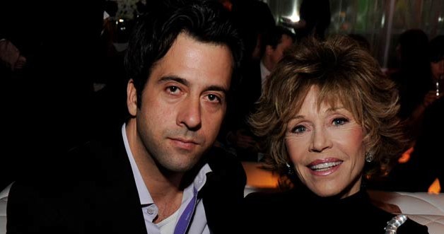 Jane Fonda z synem Troyem, fot. Kevin Winter &nbsp; /Getty Images/Flash Press Media