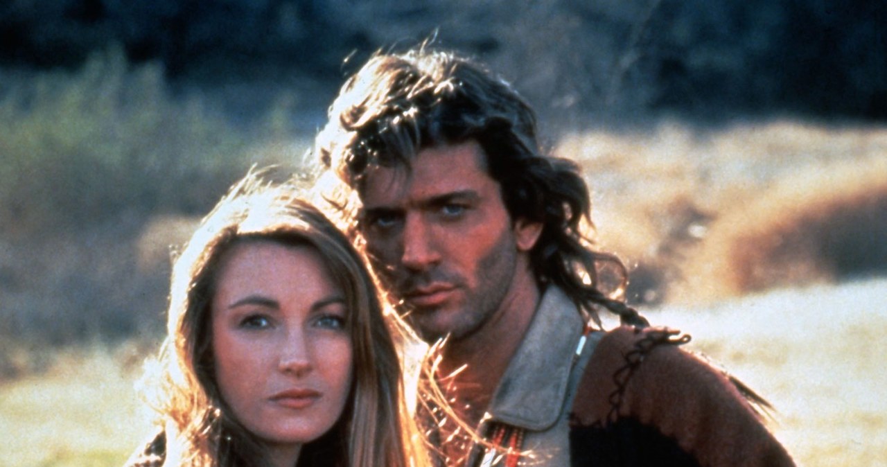 Jane Seymour i Joe Lando na planie serialu "Dr Quinn" /East News