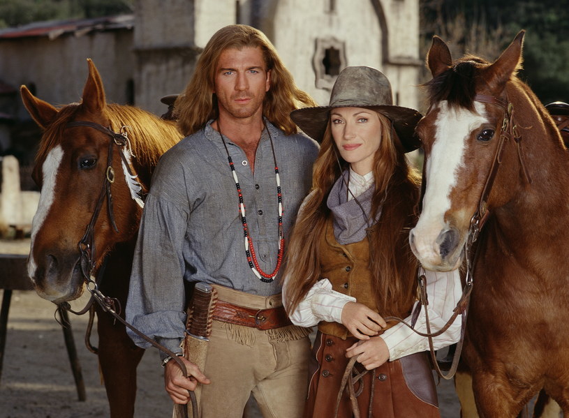 Jane Seymour i Joe Lando na planie serialu /Spike Nannarello/CBS Photo Archive /Getty Images