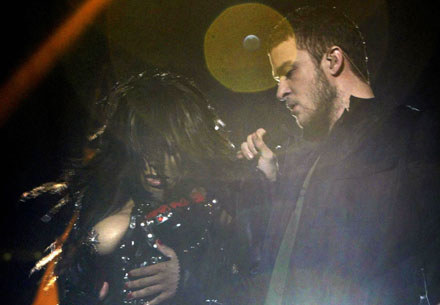 Janet Jackson, Justin Timberlake i "awaria ubioru" /arch. AFP
