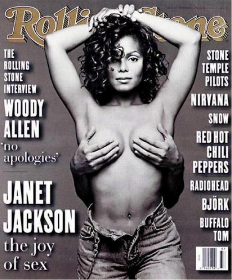 Janet Jackson na okładce "Rolling Stone" /