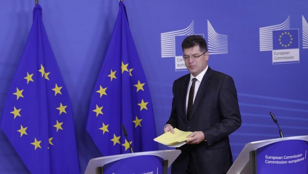 Janez Lenarczicz, europejski komisarz ds. zarządzania kryzysowego /OLIVIER HOSLET /PAP/EPA