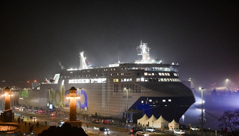 Jantar Unity zacumował w Szczecinie. Oto najnowocześniejszy prom polskiej floty 