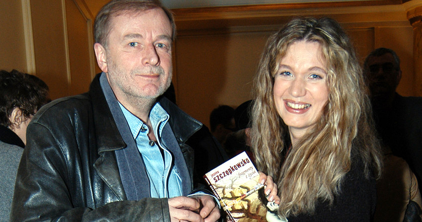 Janusz Anderman i Joanna Trzepiecińska, 2004 rok /Zawada /AKPA