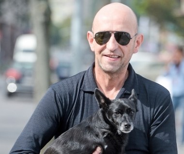 Janusz Chabior nie rusza się bez swego psa Batmana.