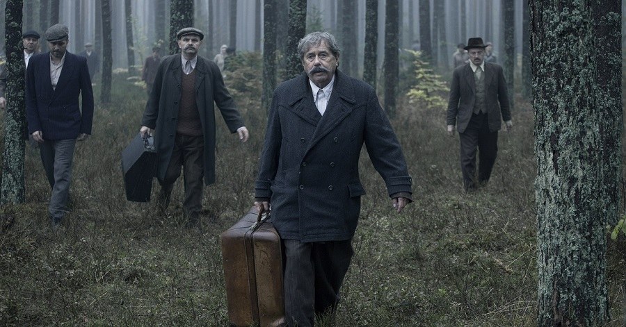 Janusz Gajos na planie "Kamerdynera" /Filmicon/Marcin Makowski /Materiały prasowe