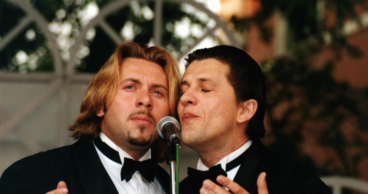 Janusz Józefowicz i Michał Milowicz, rok 1998, fot. AKPA /AKPA