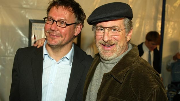 Janusz Kamiński (L) i Steven Spielberg (P) współpracują ze sobą już od lat - fot. Kevin Winter /Getty Images/Flash Press Media