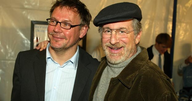 Janusz Kamiński (L) i Steven Spielberg (P) współpracują ze sobą już od lat - fot. Kevin Winter /Getty Images/Flash Press Media