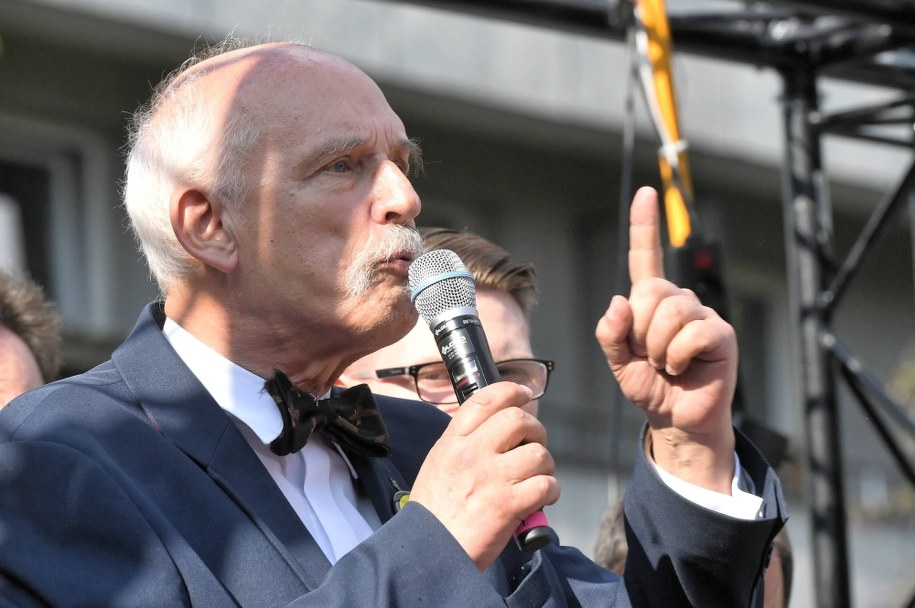 Janusz Korwin-Mikke / 	Radek Pietruszka   /PAP