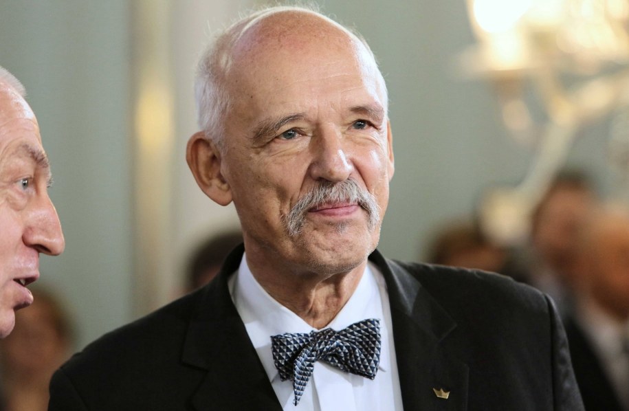 Janusz Korwin-Mikke / 	Leszek Szymański    /PAP