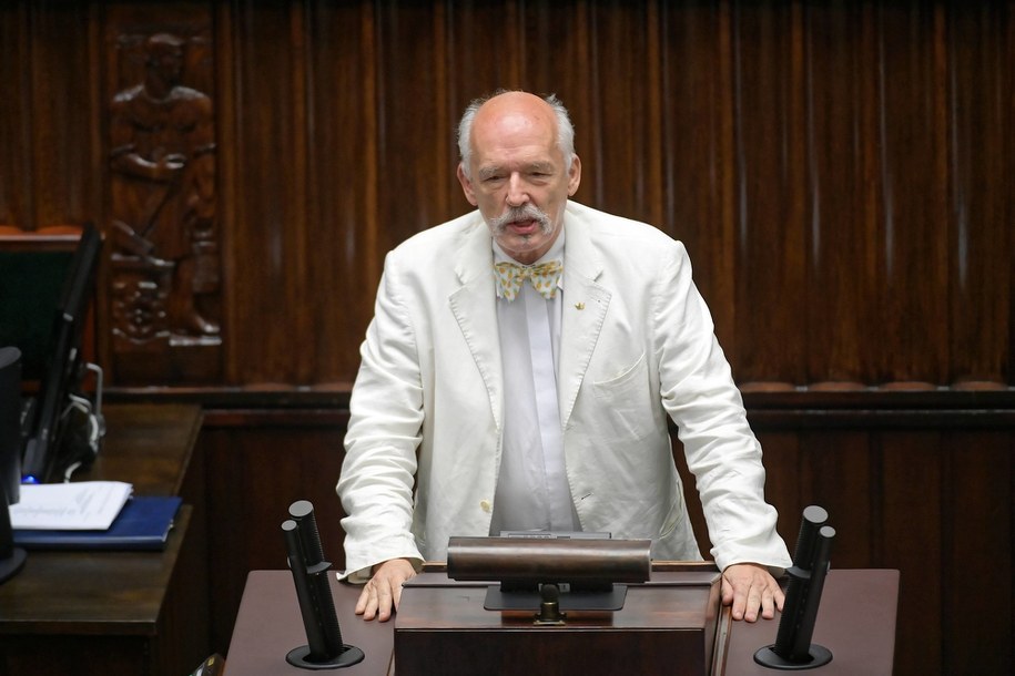 Janusz Korwin-Mikke / 	Marcin Obara  /PAP