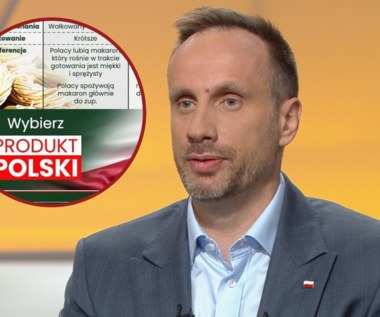 Janusz Kowalski: Polski makaron jest lepszy od włoskiego