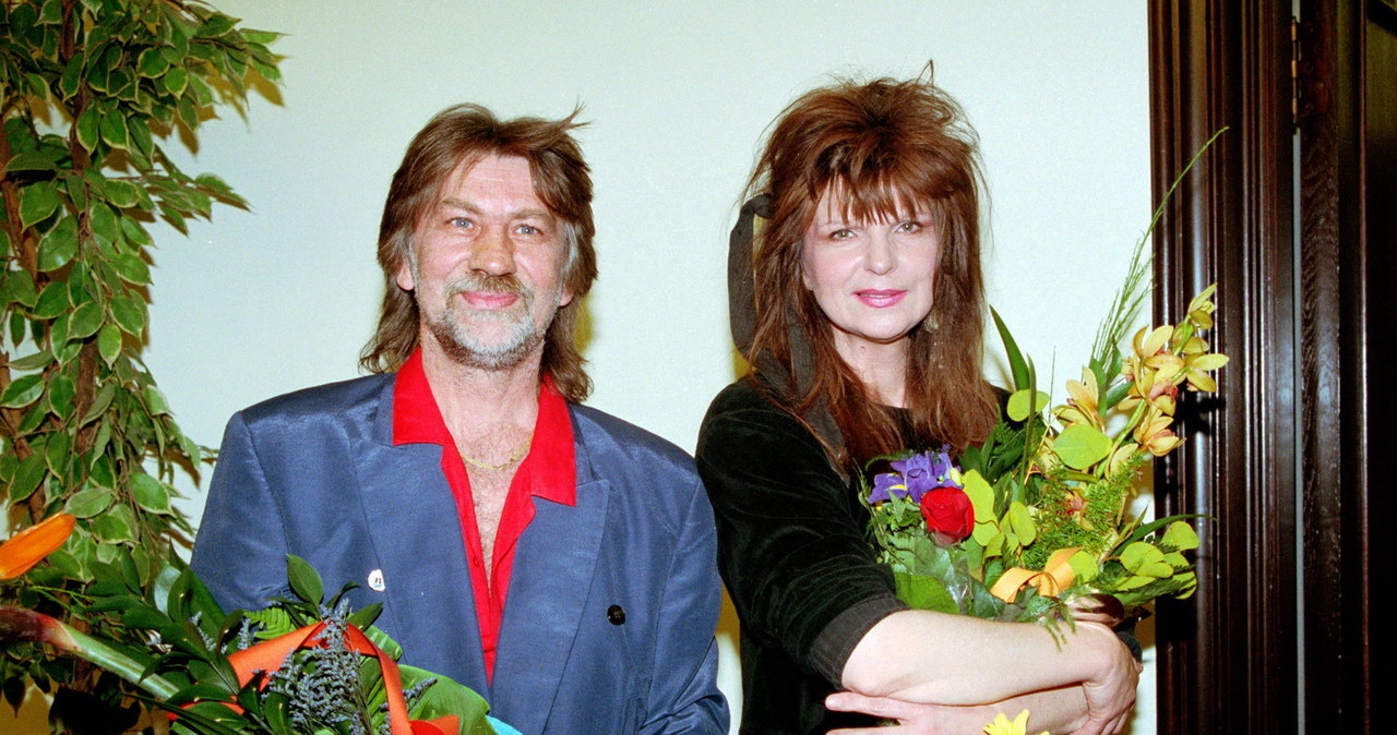 Janusz Kruk i Elżbieta Dmoch, 1998 r. / Studio 69 /Agencja FORUM