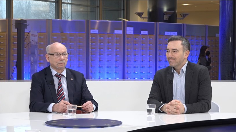 Janusz Lewandowski (PO) oraz Sergey Lagodinsky (Zieloni) /INTERIA.PL
