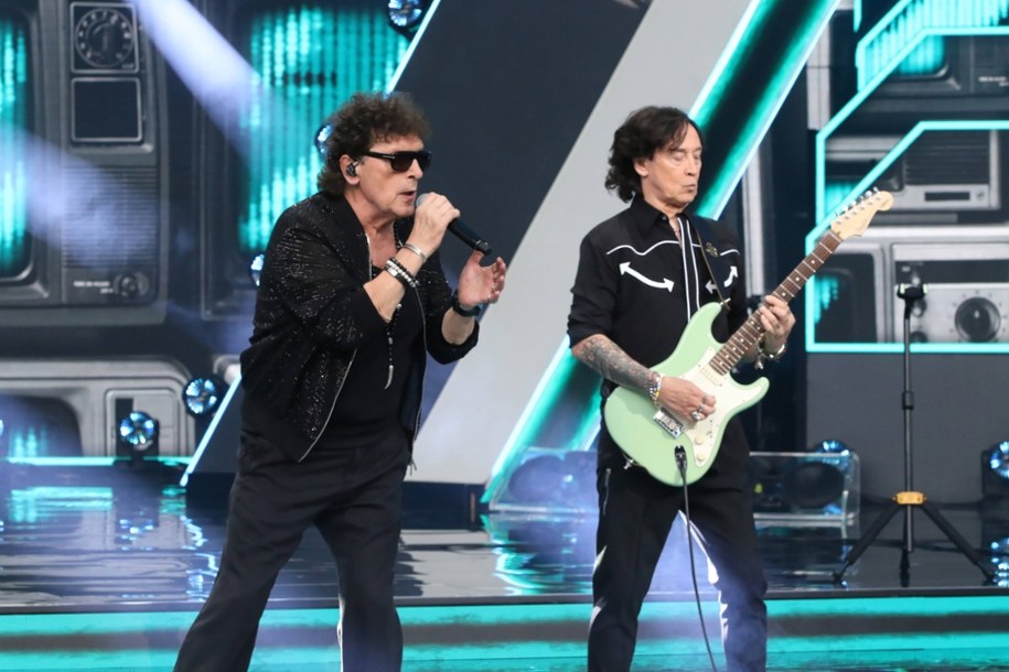 Janusz Panasewicz i Jan Borysewicz z Lady Pank na zdj. z 2024 r. /Krzysztof Świderski /PAP