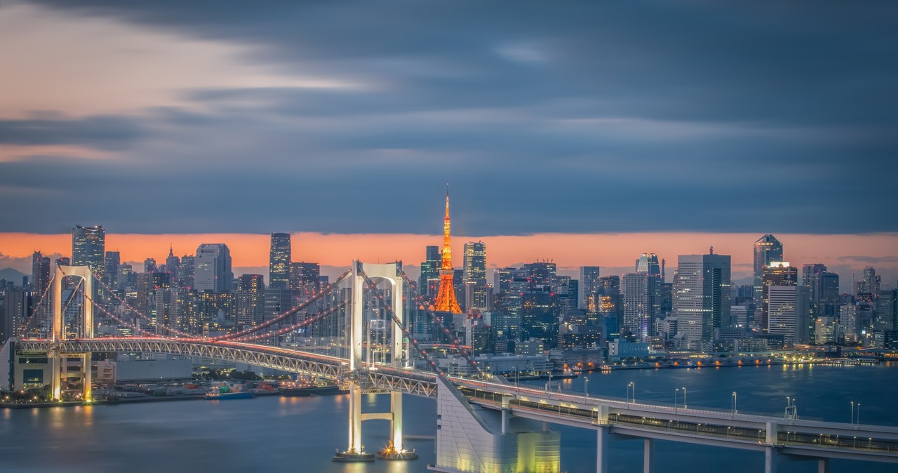 Japonia chce przyjmować więcej pracowników z zagranicy. Nz. centrum Tokio /123RF/PICSEL