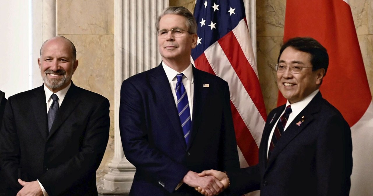 Japonia i USA rozmawiały o zniesieniu ceł, dyskusja miała być "szczera i konstruktywna" /Pool for Yomiuri/Associated Press/East News /East News