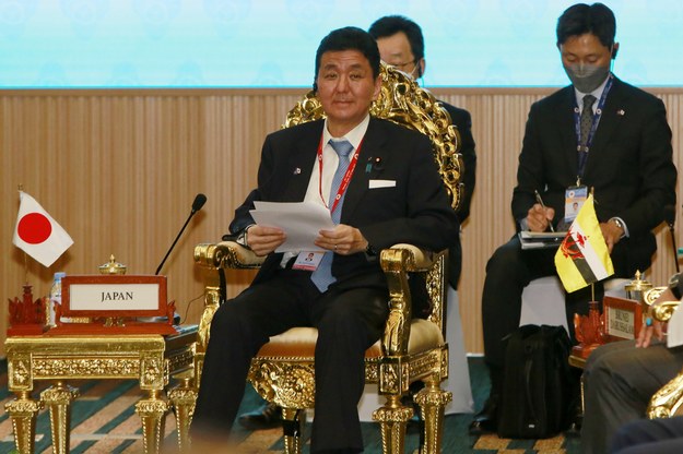 Japoński minister obrony Nobuo Kishi /PAP/EPA/KITH SEREY /