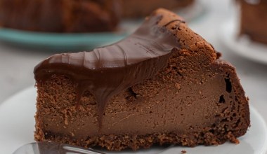 Japoński serniczek z 3 składników. Obłędnie czekoladowy i puszysty jak obłoczek