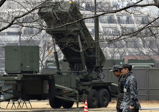 Japoński system pocisków przechwytujących, nakierowany na zwalczanie północnokoreańskich rakiet /FRANCK ROBICHON /PAP/EPA