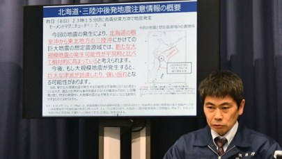 Japońskie służby ostrzegają przed silniejszym trzęsieniem ziemi. Tak było w 2011 r.