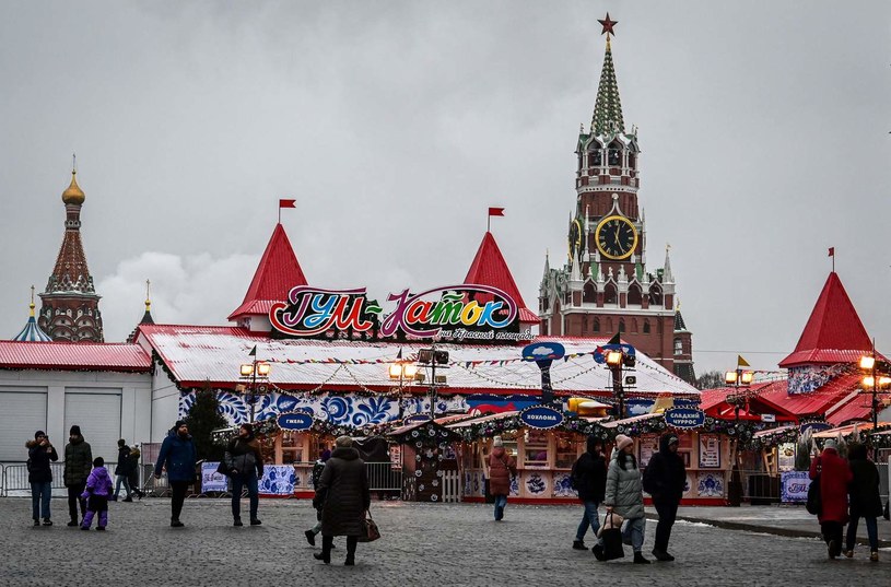 Jarmark Bożonarodzeniowy na Placu Czerwonym w Moskwie (zdj. ilustracyjne) /Yuri Kadobnov /AFP