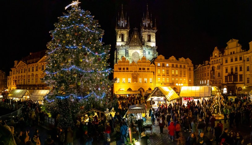 Jarmark bożonarodzeniowy w Pradze.
