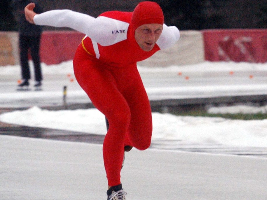 Jaromir Radke w czasie mistrzostw Polski w 2003 roku /Marek Klinski /PAP