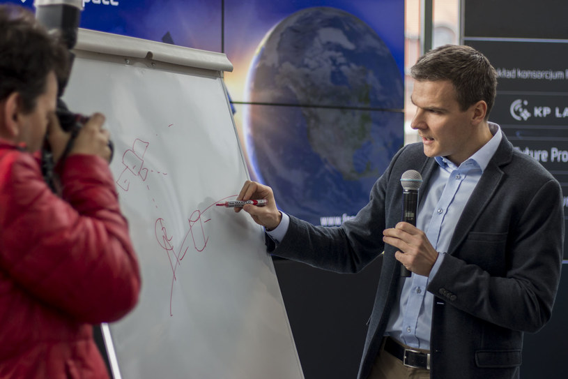 Jarosław Czaja podczas konferencji / Foto: Konsorcjum FPSPACE /materiały prasowe