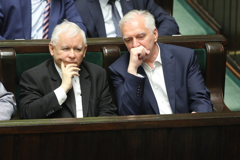 Jarosław Gowin był dopytywany czy Jarosław Kaczyński zgodził się na zmianę /Fot Tomasz Jastrzebowski /Reporter