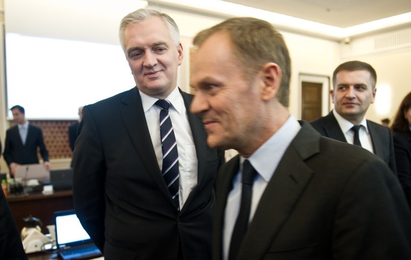 Jarosław Gowin i Donald Tusk w 2013 r. /Bartosz Krupa /East News