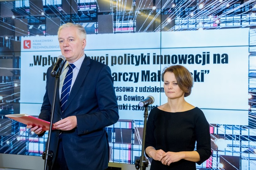 Jarosław Gowin i Jadwiga Emilewicz /Fot. Anna Kaczmarz/Dziennik Polski/ Polska Press /East News