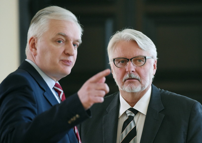 Jarosław Gowin i Witold Waszczykowski /Radek Pietruszka /PAP