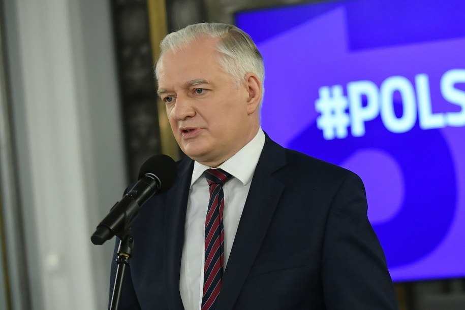 Jarosław Gowin / 	Marcin Obara  /PAP