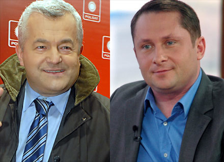 Jarosław Gugała ("Wiadomości") i Kamil Durczok ("Fakty") - fot. Marek Ulatowski /MWMedia